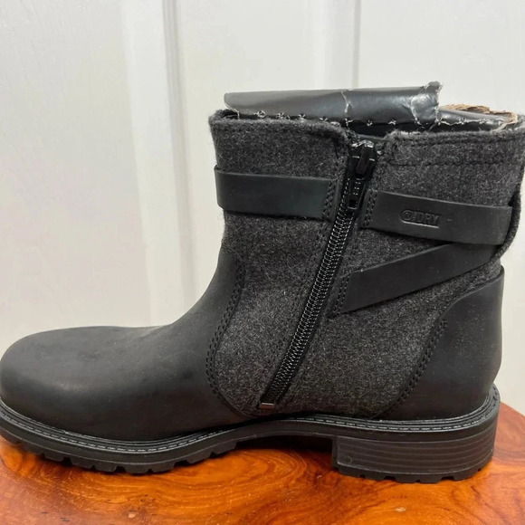 Merrell Women's Legacy Ankle Boots Size 7.5 Black Waterproof Buckle Casual - Picture 5 of 10
